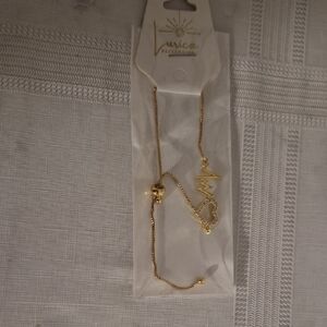 Gold Heartbeat Necklace